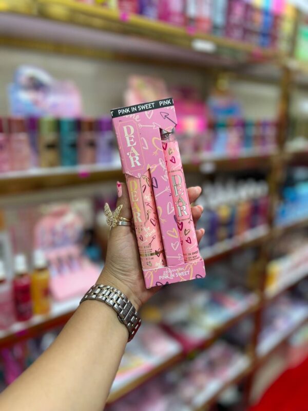 ست عطر و لوسیون بدن Pink in Sweet مدل XOXO