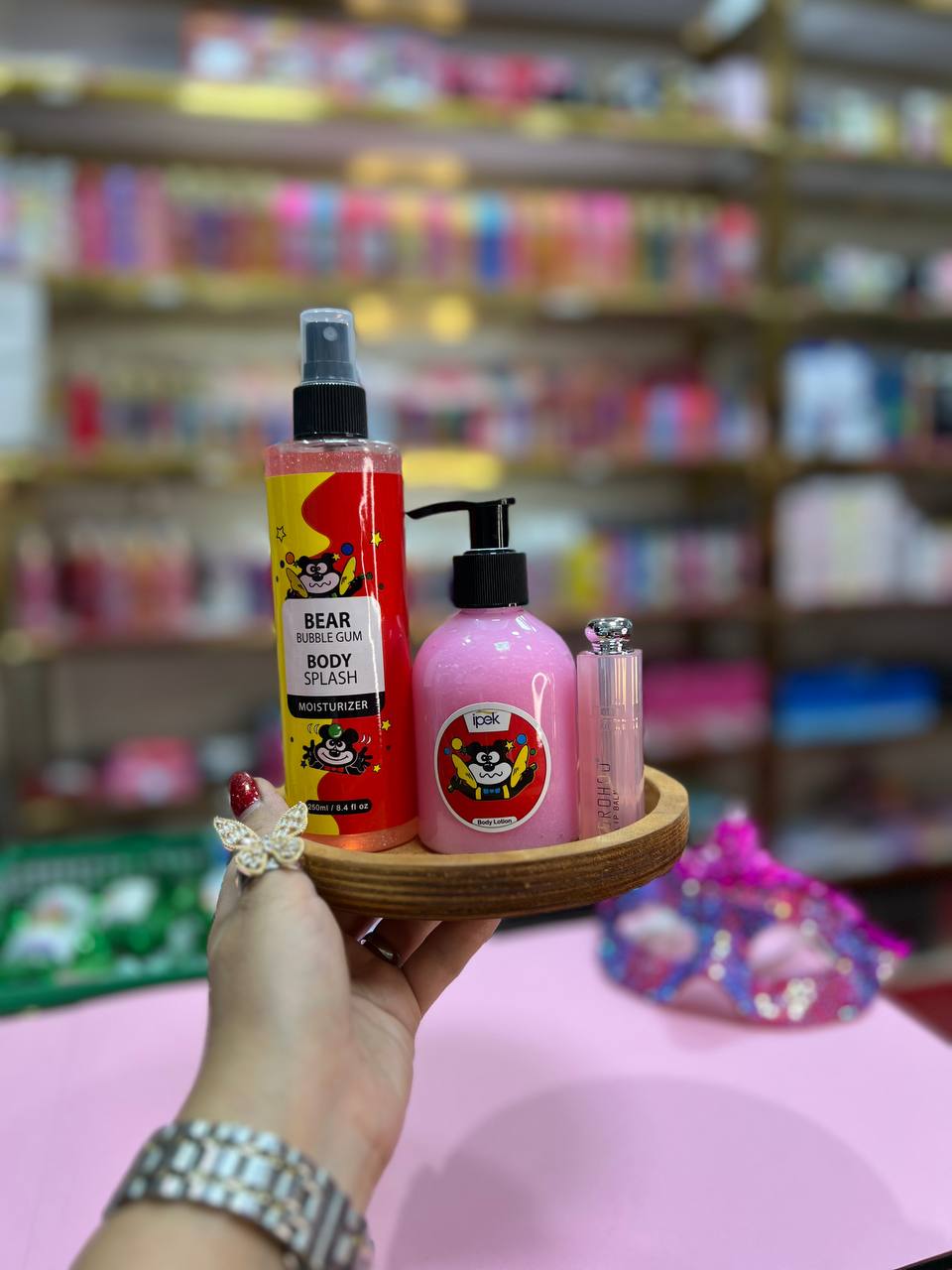 پک مینی خرسی صورتی پک مینی خرسی صورتی