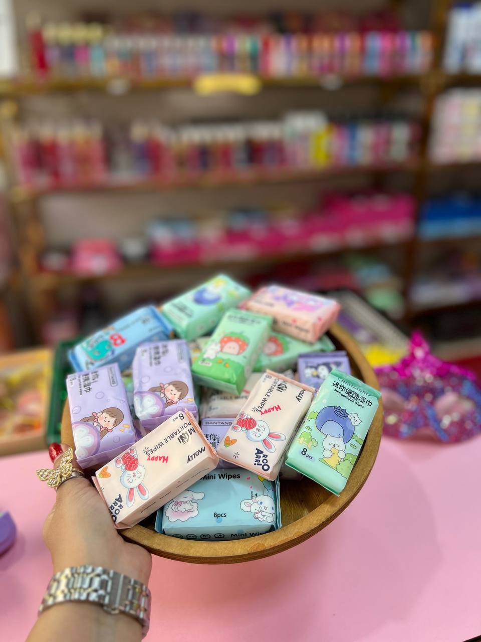 دستمال مرطوب مینی دستمال مرطوب مینی