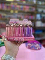 بالم لب حرارتی صورتی ملایم طرح دیور قلبی