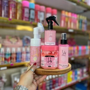 ست کامل صورتی یارا