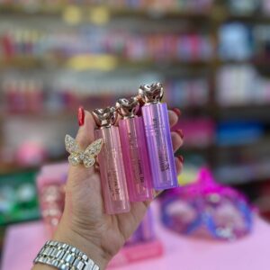 بالم لب حرارتی صورتی ملایم طرح دیور قلبی